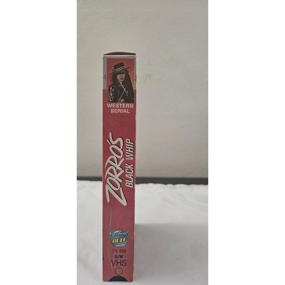 Zorro's Black Whip VHS 12 Episodes 1991 Burbank Video George Lewis - Picture 2 of 6